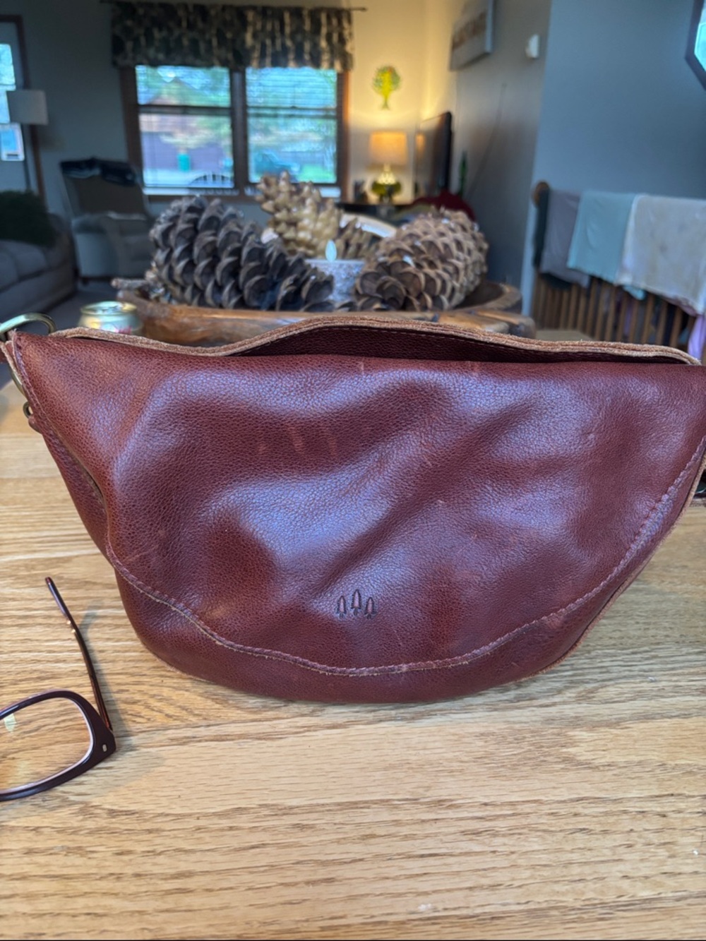 Portland leather koala purse